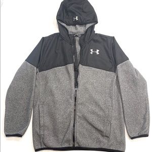 Boys Under Armour hooded zip up jacket